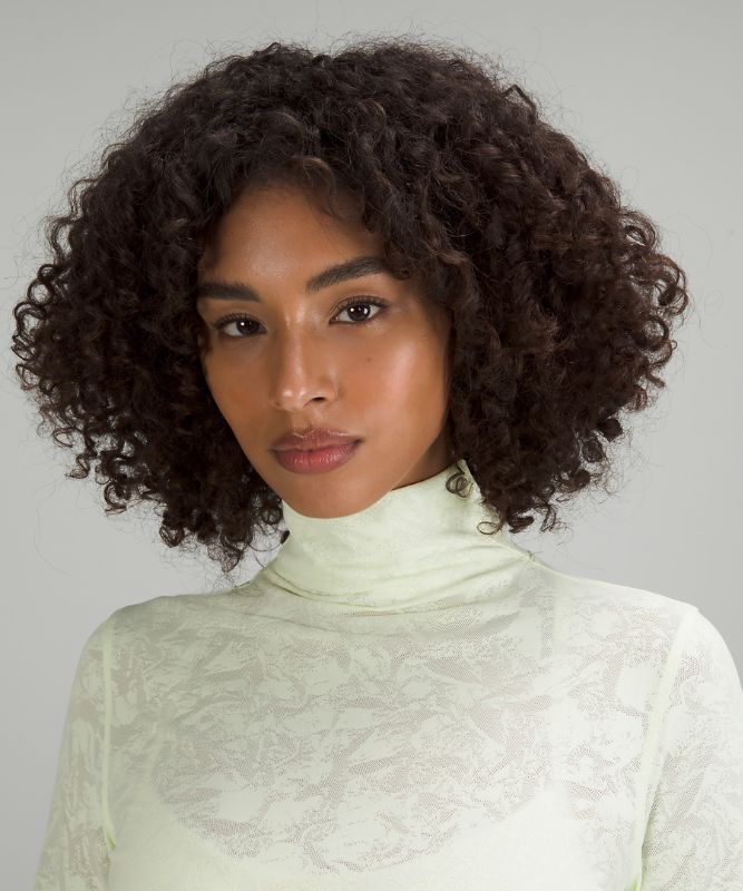 Slim-Fit Jacquard Turtleneck