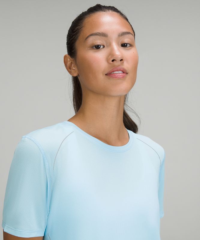 High-Neck Running and Training Reflective T-Shirt