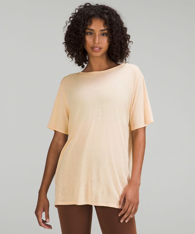 Lightweight Open Back Yoga T-Shirt