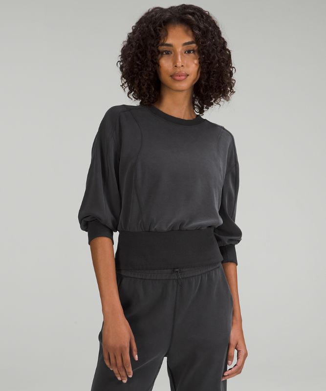 Softstreme Ribbed-Hem Pullover