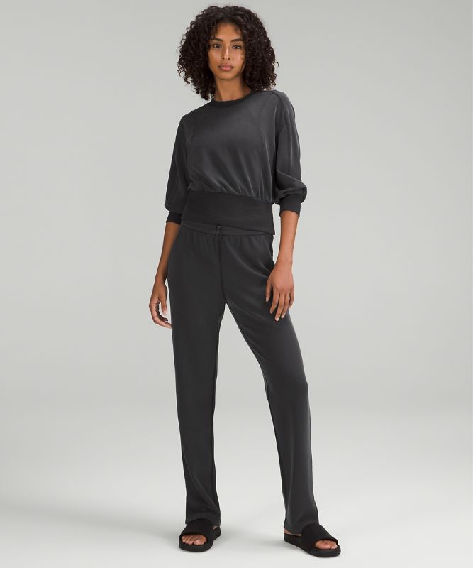 Softstreme Ribbed-Hem Pullover