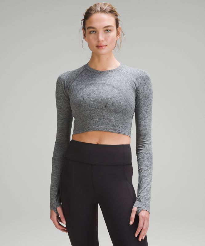 Swiftly Tech Cropped Long-Sleeve Shirt 2.0