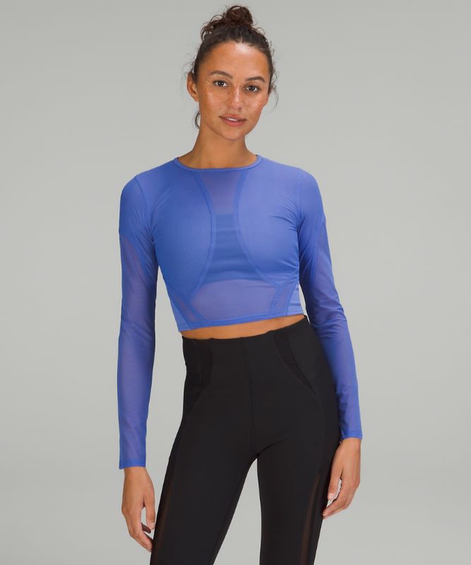 Mesh Panelled Training Long Sleeve Shirt