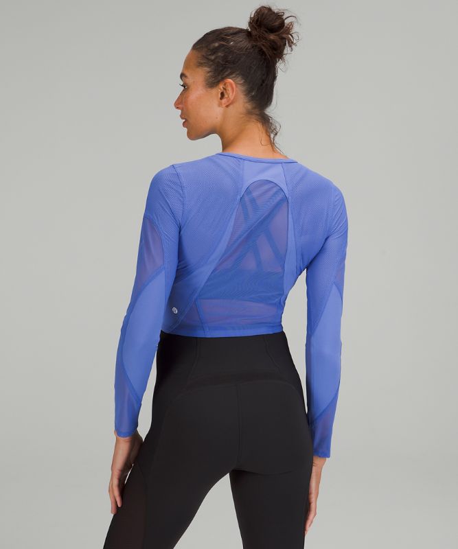 Mesh Panelled Training Long Sleeve Shirt