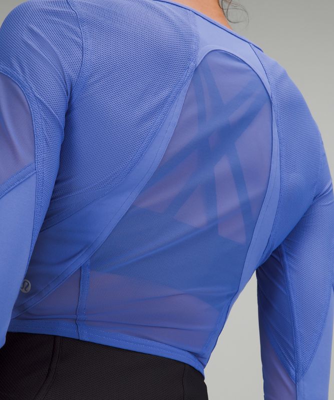 Mesh Panelled Training Long Sleeve Shirt