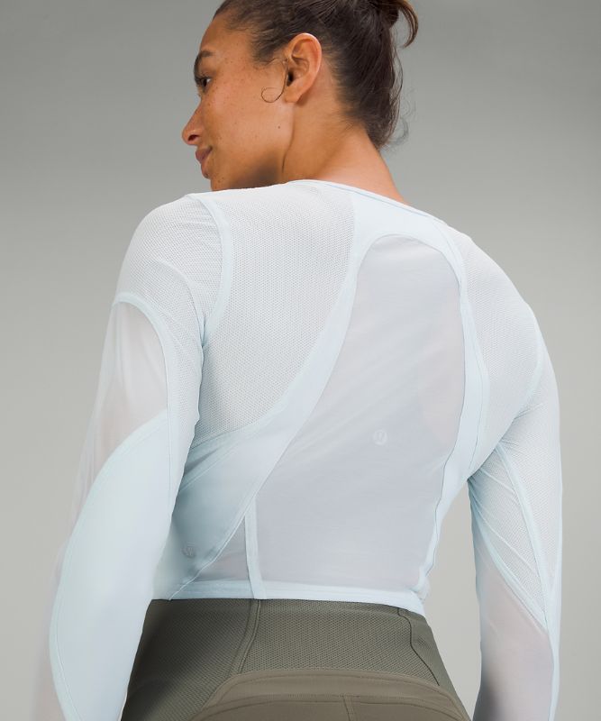 Mesh Panelled Training Long Sleeve Shirt