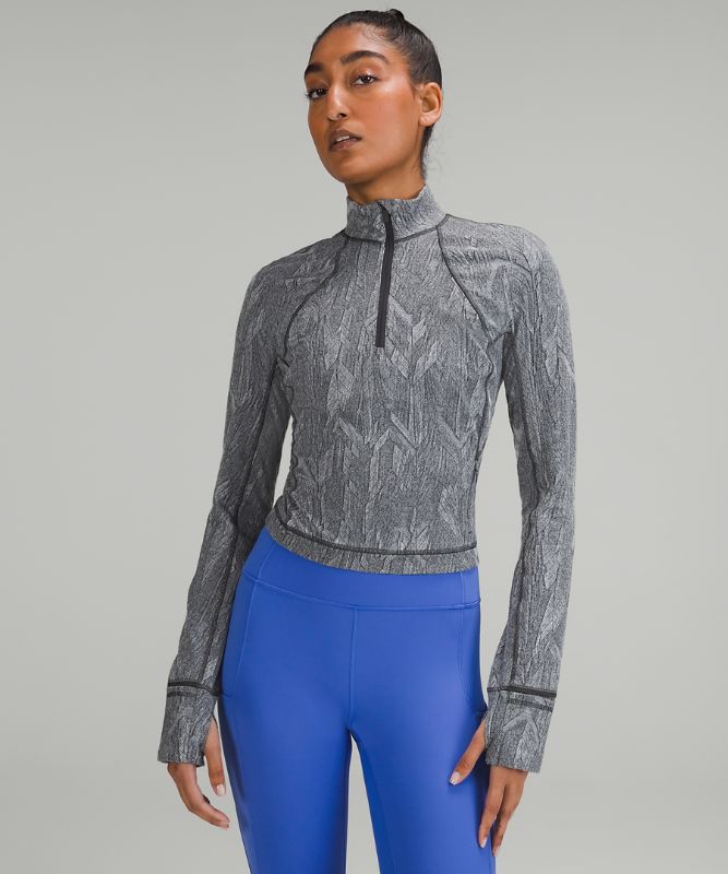 It's Rulu Run Cropped Half Zip