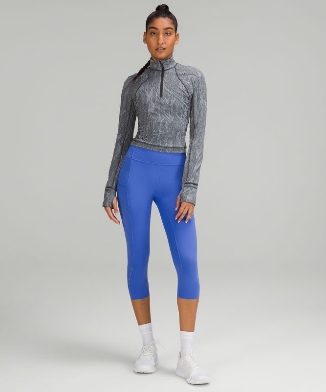 It's Rulu Run Cropped Half Zip