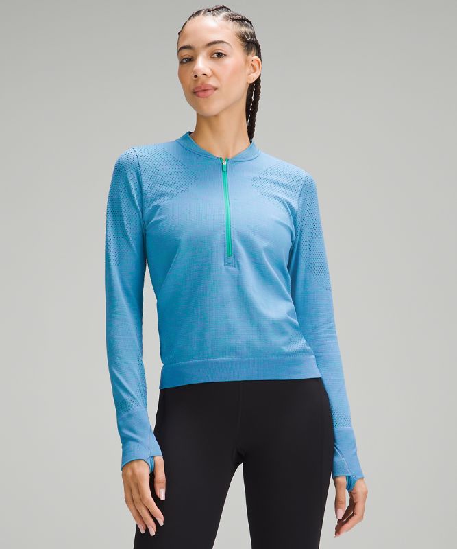 Swiftly Midweight Half-Zip Long-Sleeve Shirt