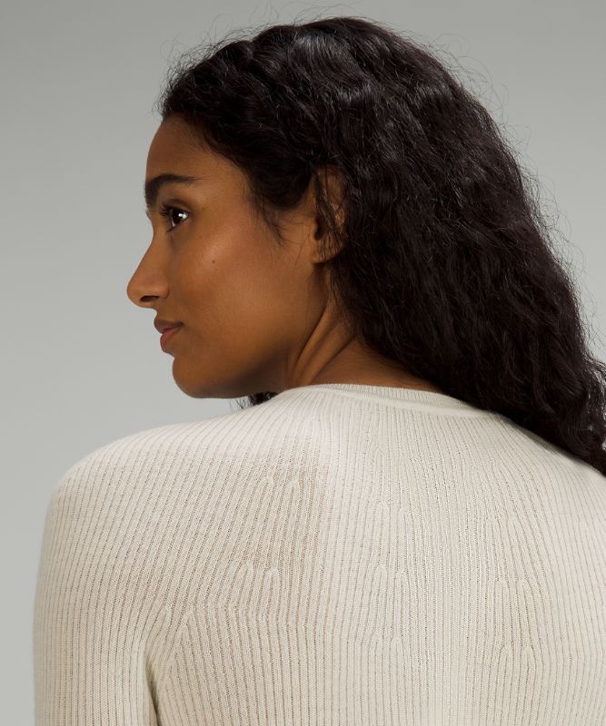 Merino Wool Long Sleeve Light Sweater