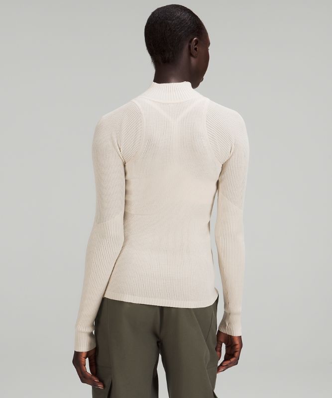 Merino Wool Mockneck Light Sweater