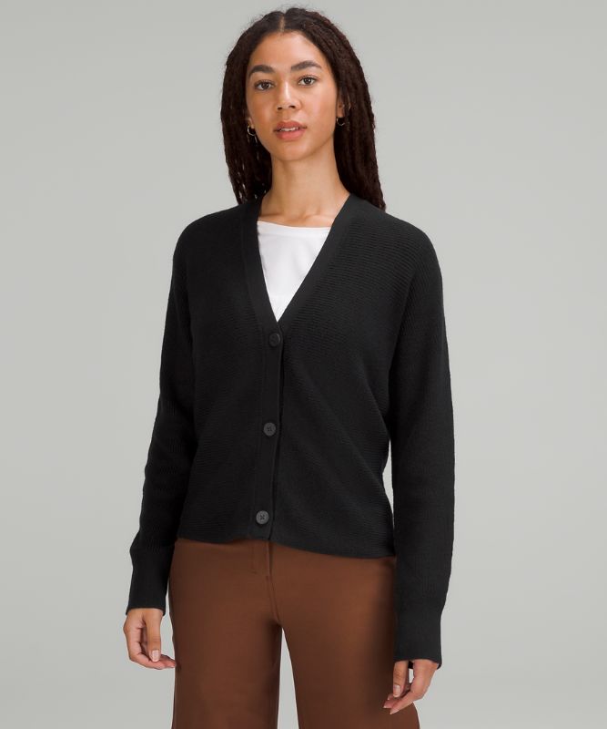 Merino Wool-Blend Cardigan