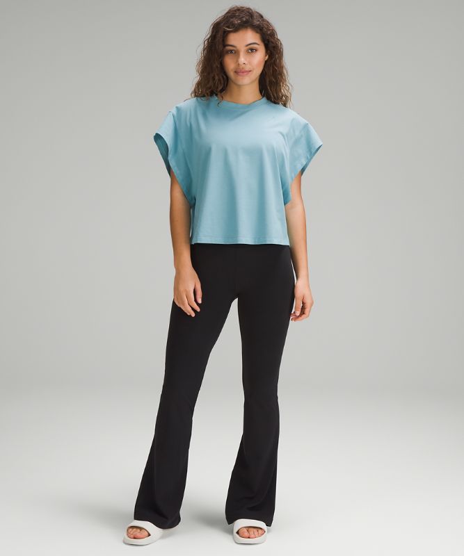 Wide-Sleeve Cotton T-Shirt