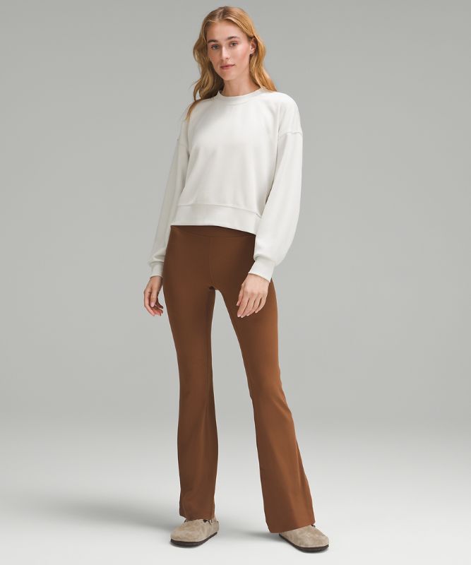 Softstreme Perfectly Oversized Ribbed Cropped Crew