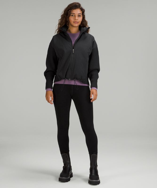 Water-Repellent Full-Zip Sweater