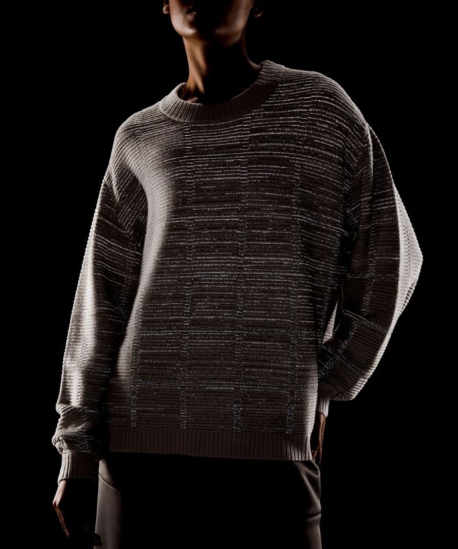 lululemon lab Reflective Knit Mock-Neck Sweater