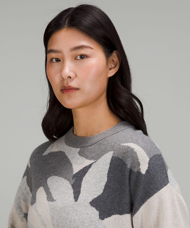 New Year Cotton-Silk Blend Rabbit Sweater