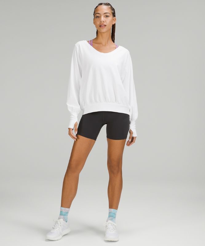 Bell Sleeved Relaxed-Fit Pullover