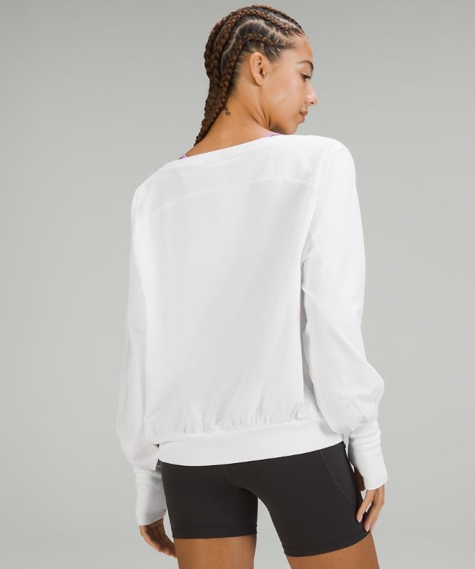 Bell Sleeved Relaxed-Fit Pullover