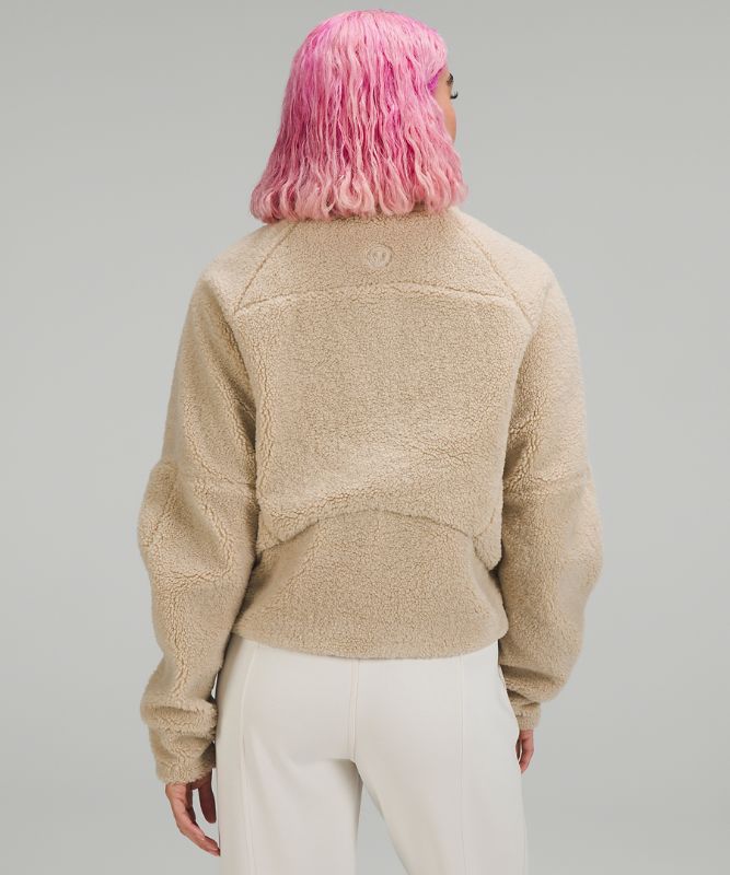 Scuba Oversized Fleece Funnel Neck