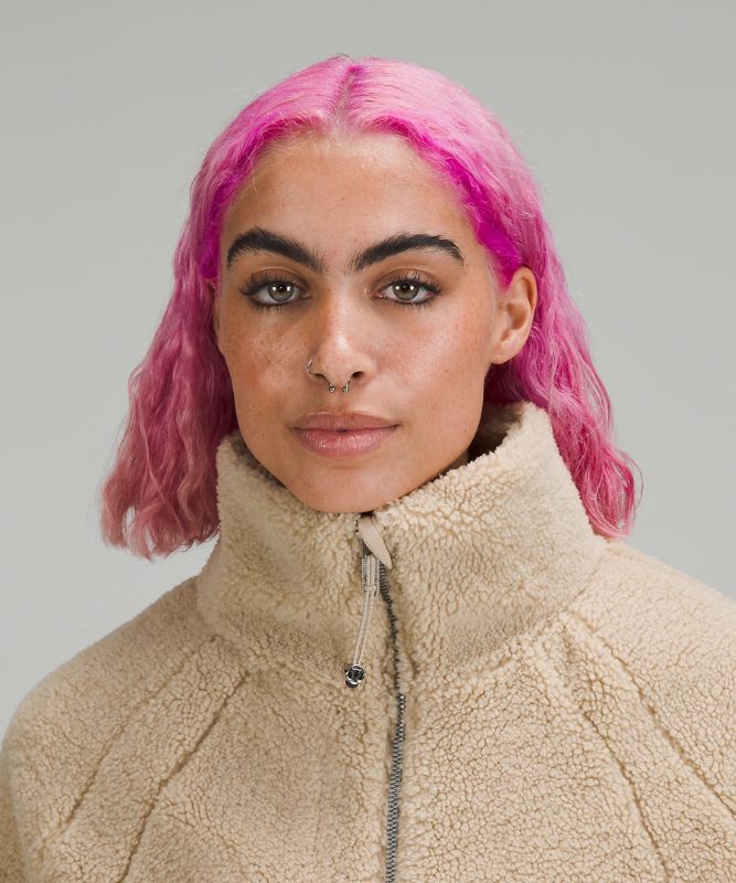 Scuba Oversized Fleece Funnel Neck