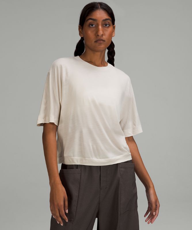 lululemon lab Merino Wool-Blend Boxy T-Shirt