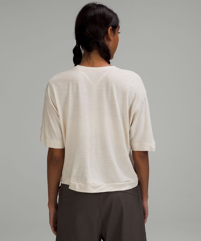 lululemon lab Merino Wool-Blend Boxy T-Shirt