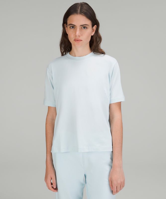 Twist-Back Cotton T-Shirt