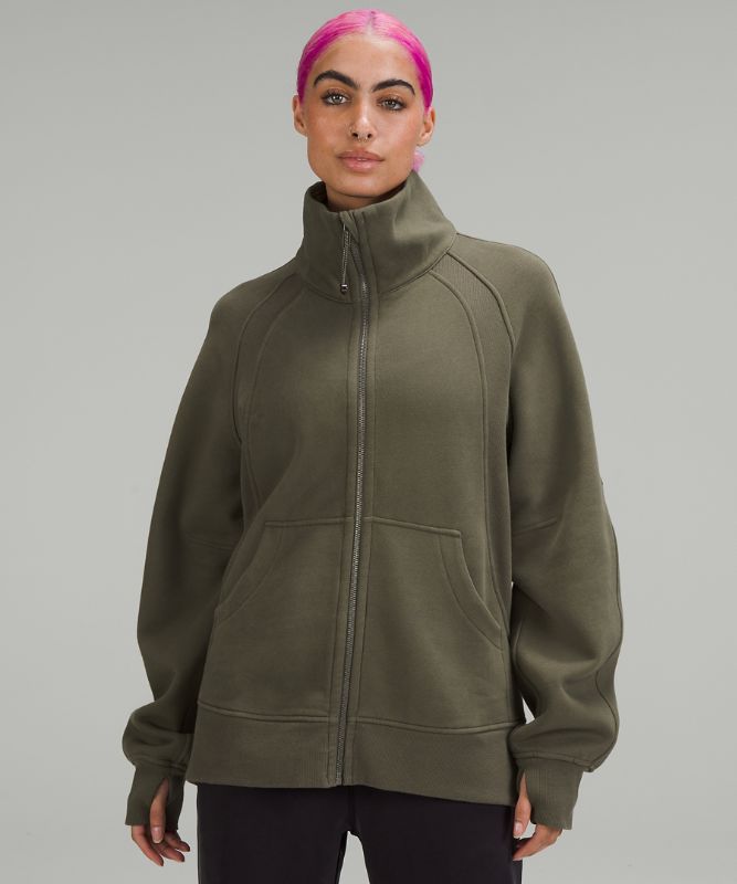 Lululemon Scuba Oversized outlet Full-Zip - Bronze Green