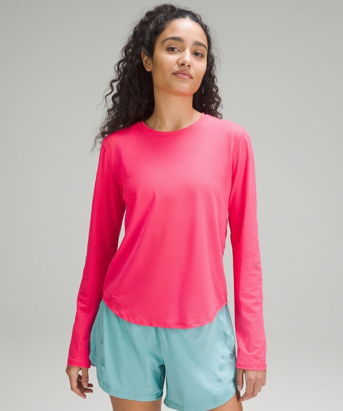 High-Neck Running and Training Long-Sleeve Shirt