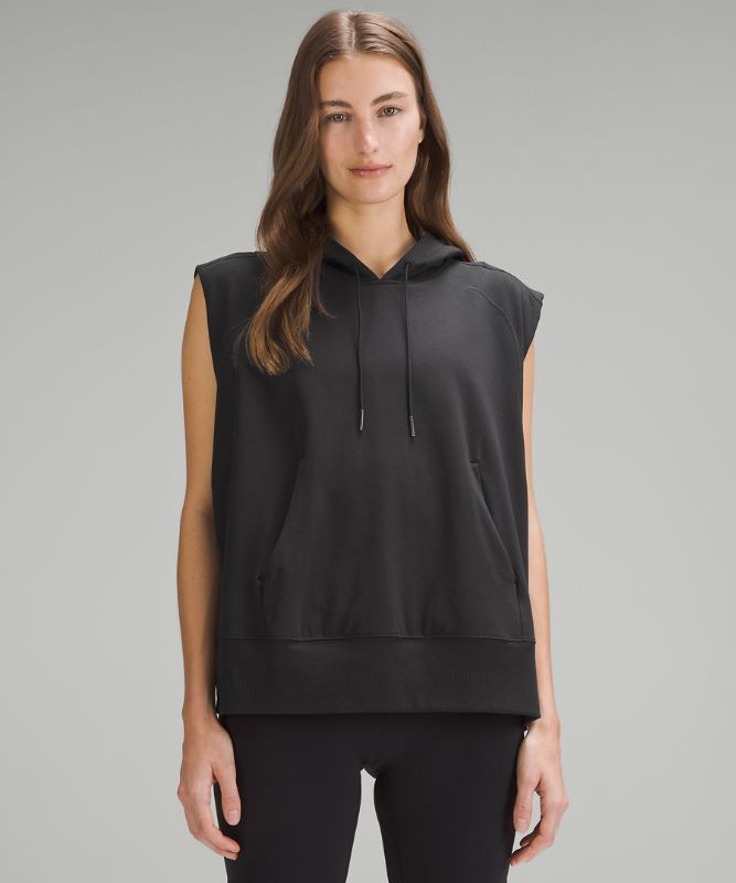 French Terry Sleeveless Hoodie