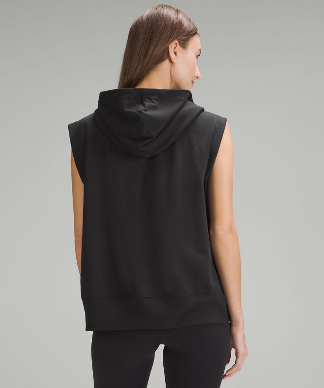 French Terry Sleeveless Hoodie