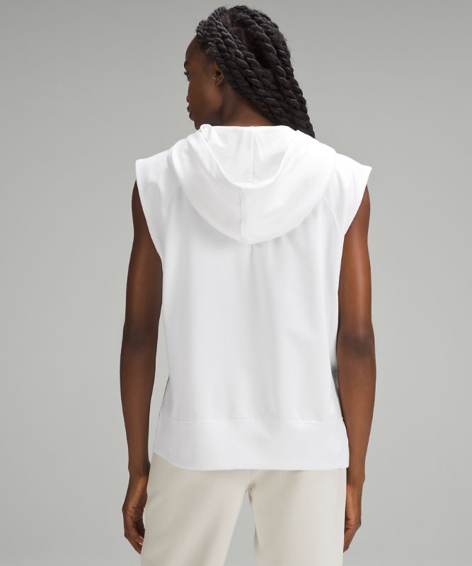 French Terry Sleeveless Hoodie