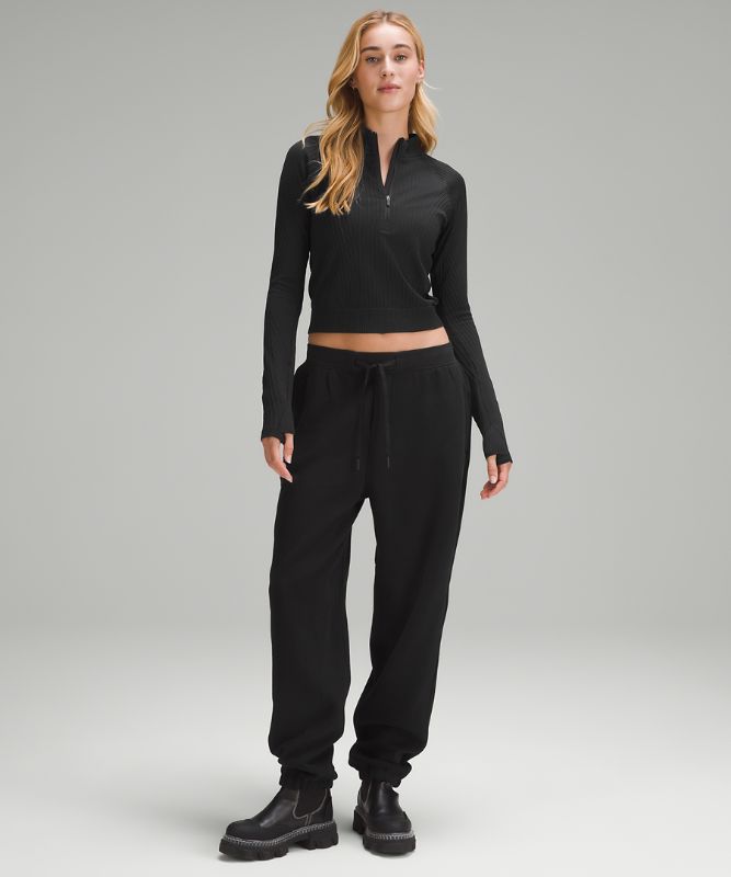 Rest Less Cropped Half Zip