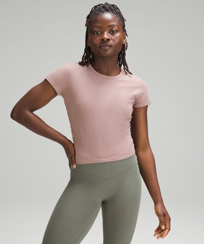 All It Takes Ribbed Nulu T-Shirt, Twilight Rose