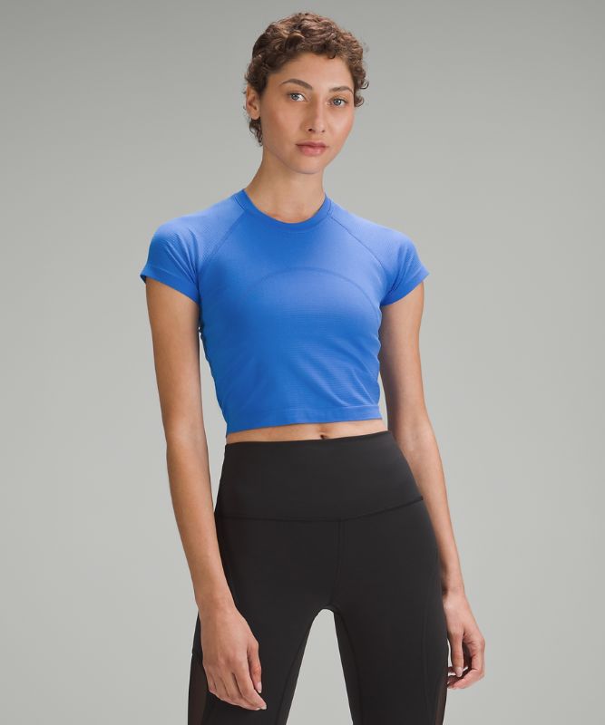 Swiftly Tech Cropped Short-Sleeve Shirt 2.0