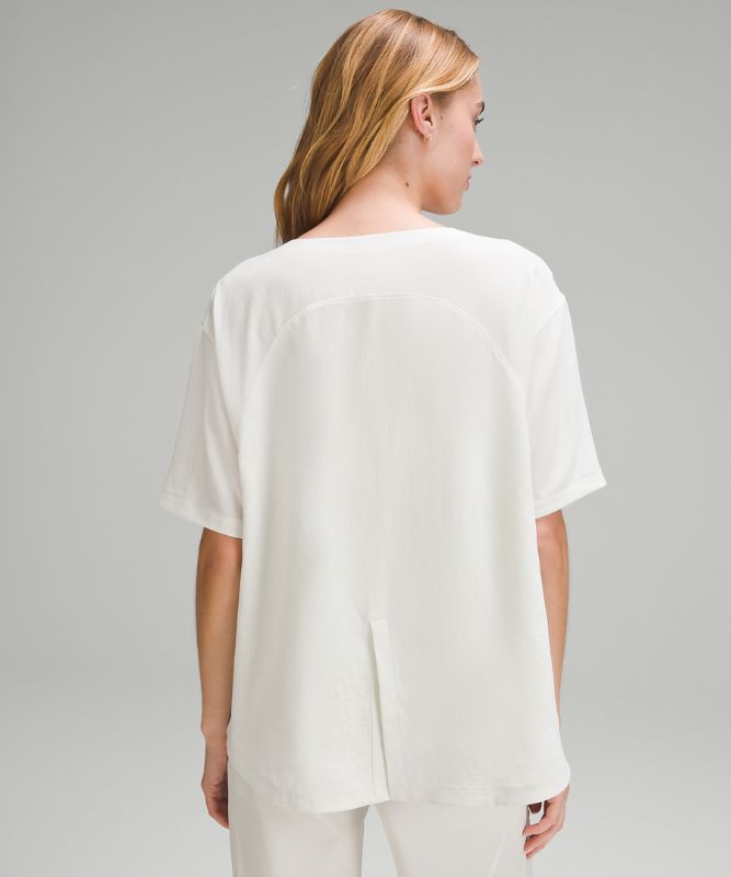 Reversible Relaxed-Fit Short-Sleeve Shirt