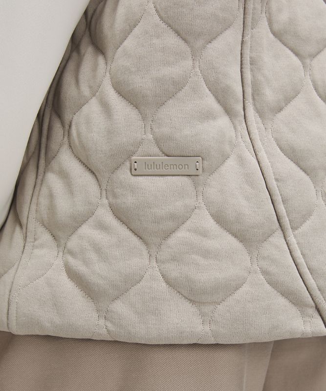 Cap-Sleeve Quilted Vest