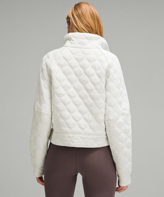 Scuba Oversized Quilted Half Zip