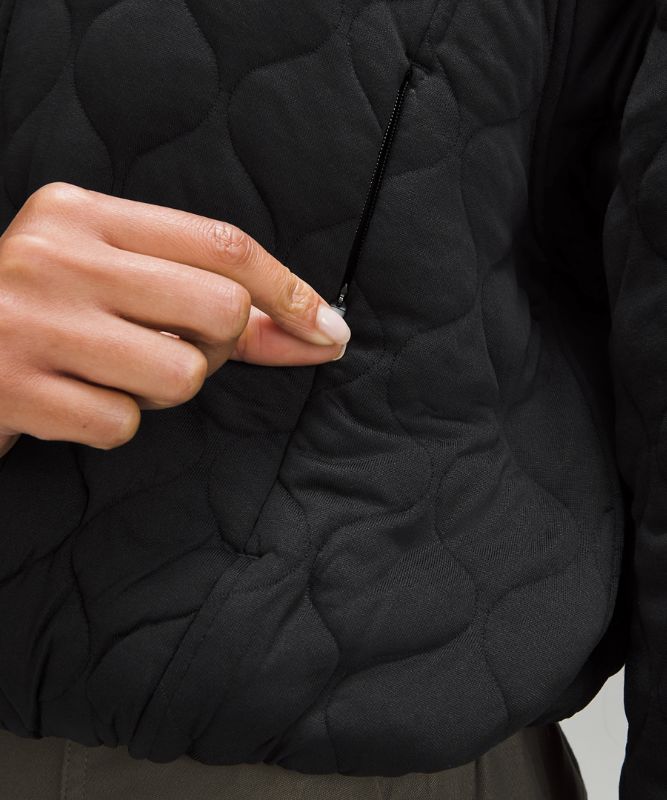 Quilted Bomber Jacket