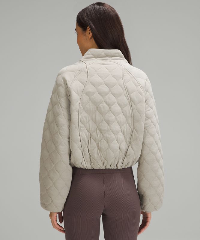 Quilted Bomber Jacket