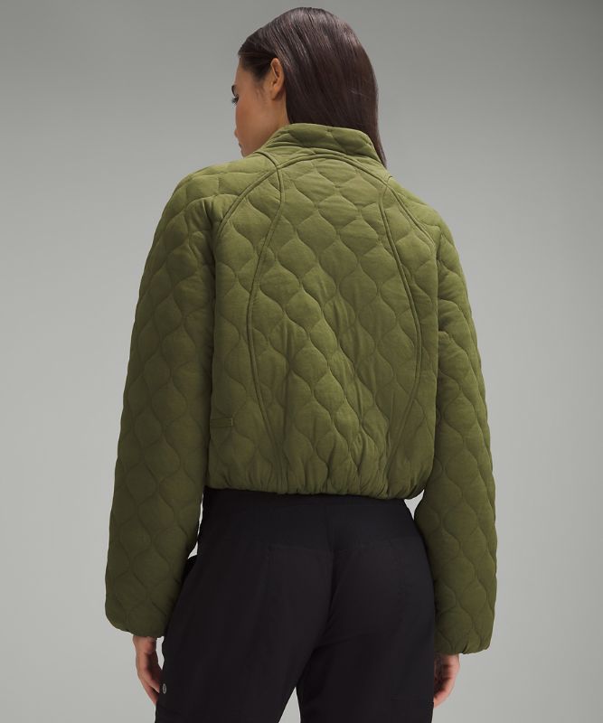 Quilted Bomber Jacket