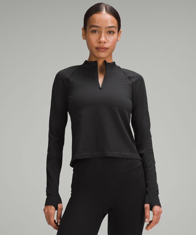 Swiftly Tech Mockneck Half Zip 2.0 *Race Length