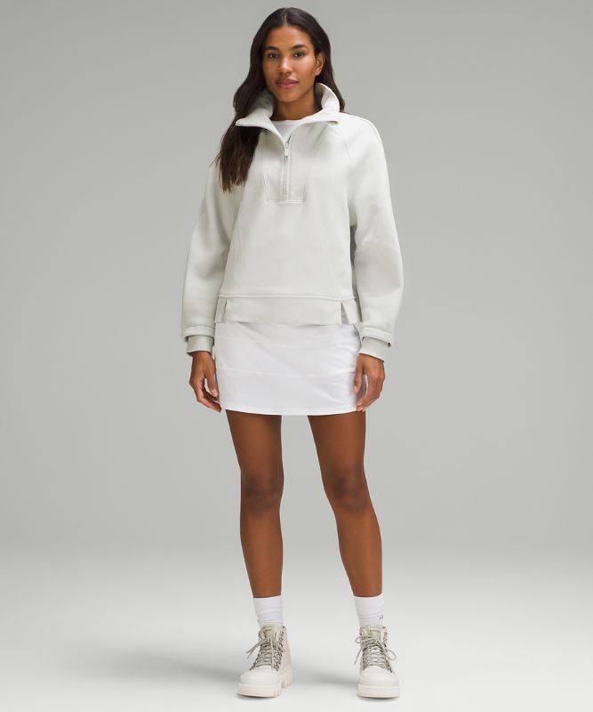 Plush Fleece Funnel-Neck Half Zip