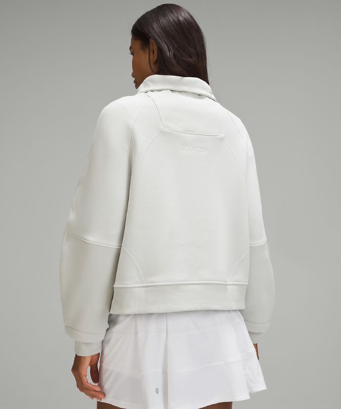 Plush Fleece Funnel-Neck Half Zip