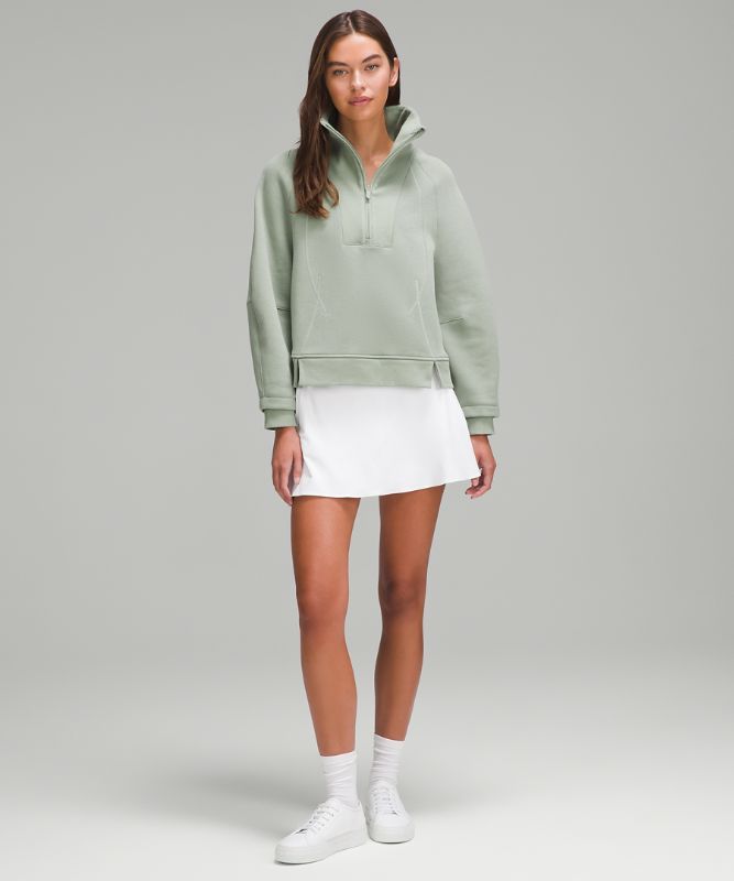 Plush Fleece Funnel-Neck Half Zip