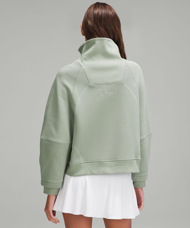 Plush Fleece Funnel-Neck Half Zip