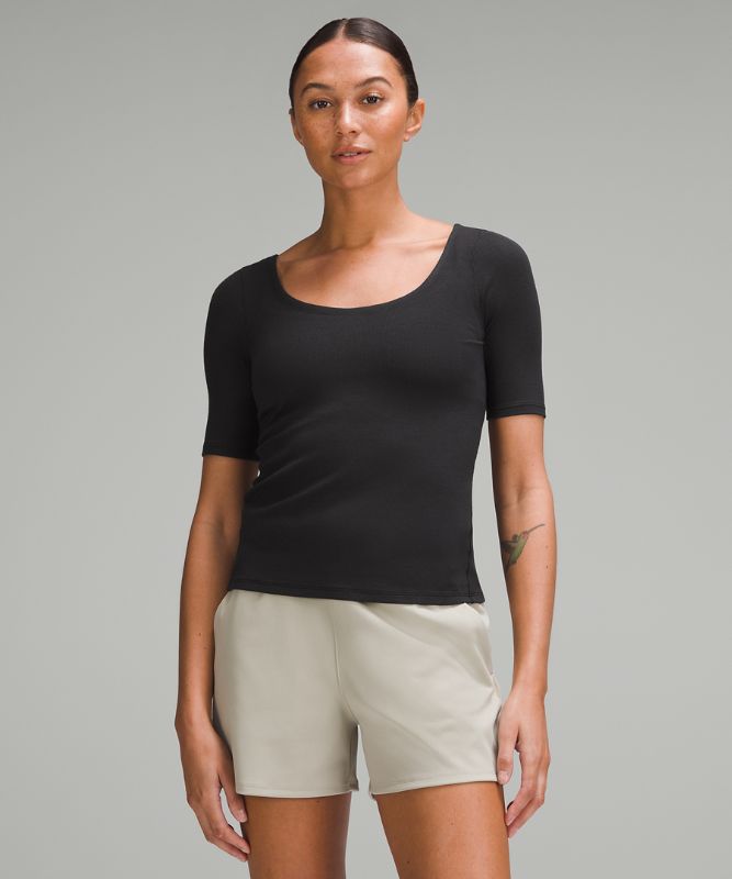 Hold Tight Scoop-Neck Short-Sleeve Shirt