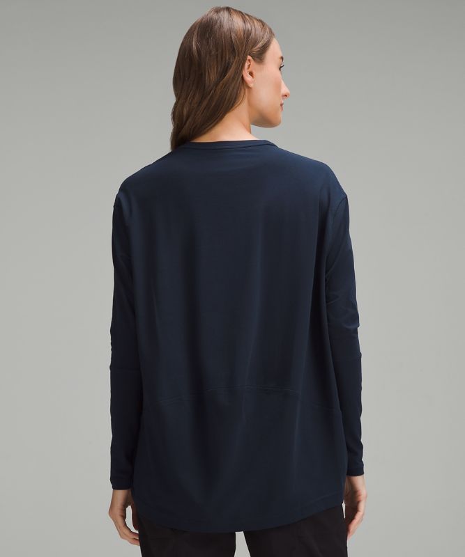 Back In Action V-Neck Long-Sleeve Shirt