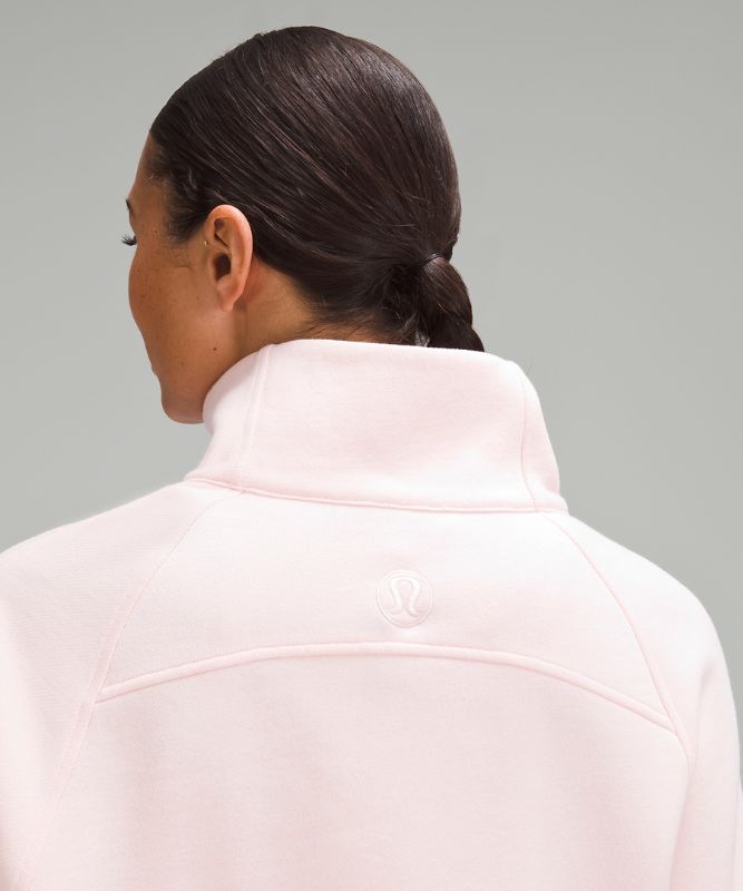 Scuba Oversized Funnel-Neck Half Zip